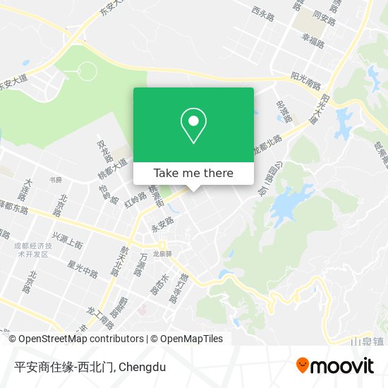 平安商住缘-西北门 map
