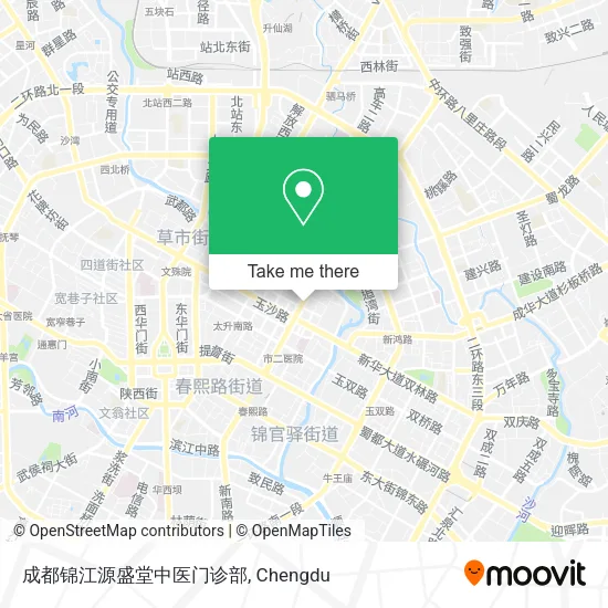 成都锦江源盛堂中医门诊部 map
