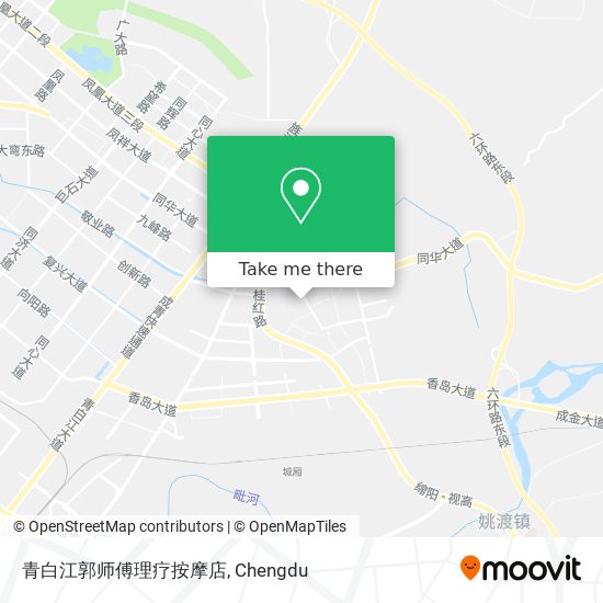 青白江郭师傅理疗按摩店 map