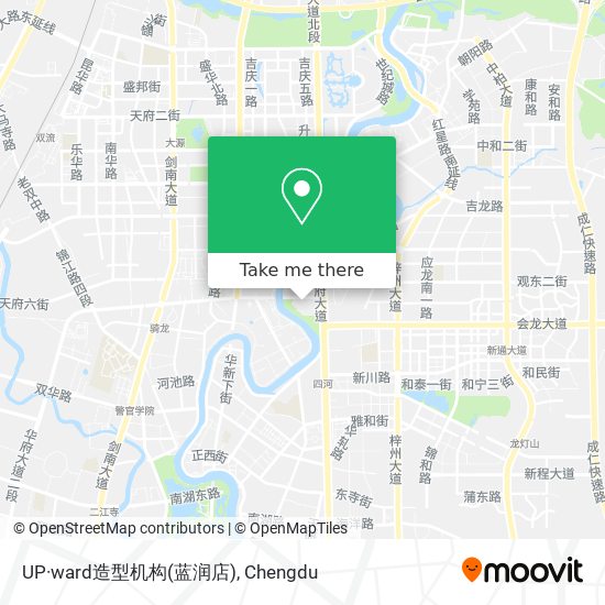UP·ward造型机构(蓝润店) map