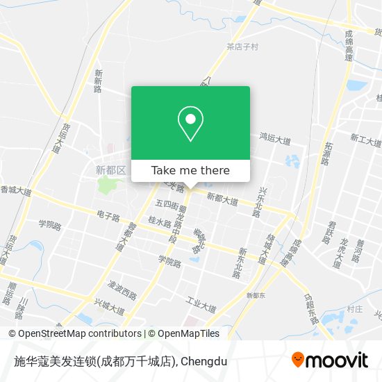 施华蔻美发连锁(成都万千城店) map