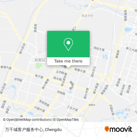 万千城客户服务中心 map