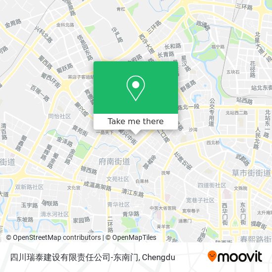 四川瑞泰建设有限责任公司-东南门 map