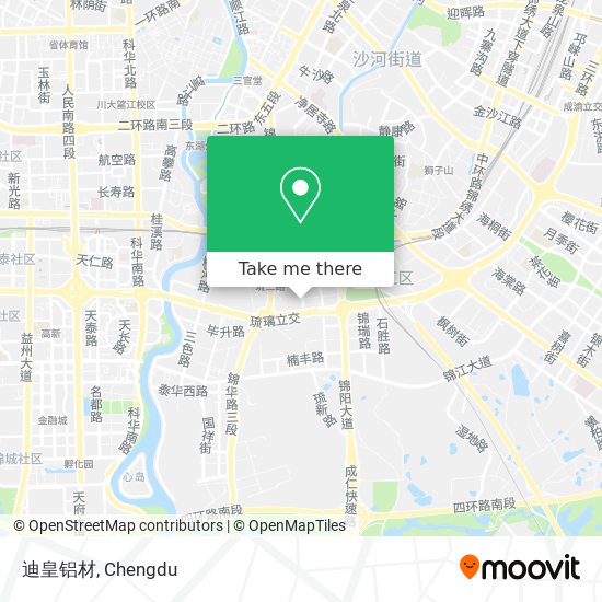 迪皇铝材 map
