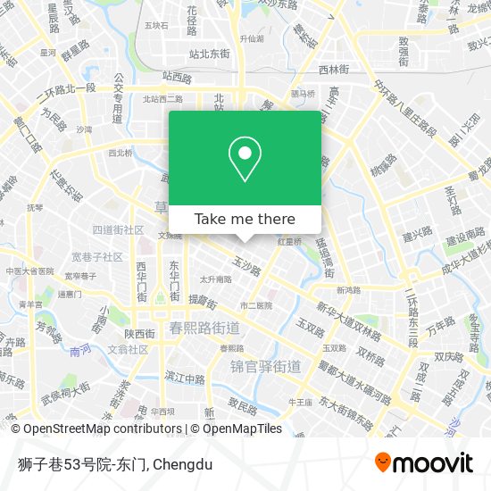 狮子巷53号院-东门 map