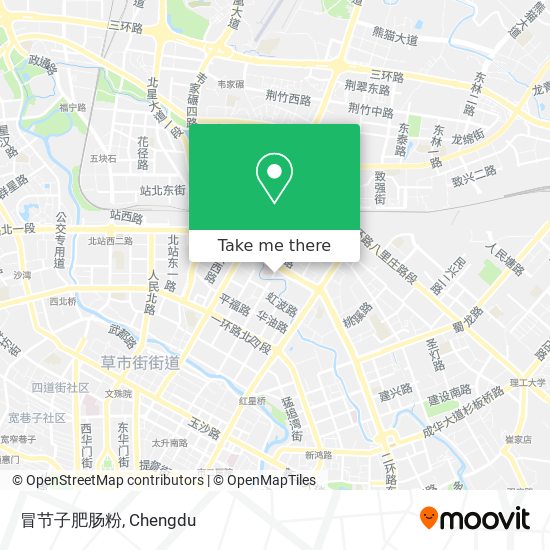 冒节子肥肠粉 map