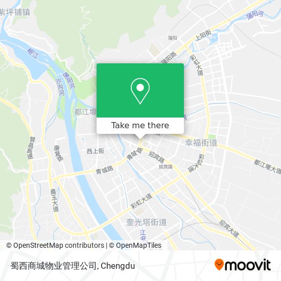 蜀西商城物业管理公司 map