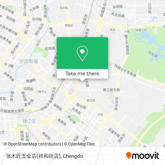 张木匠五金店(祥和街店) map