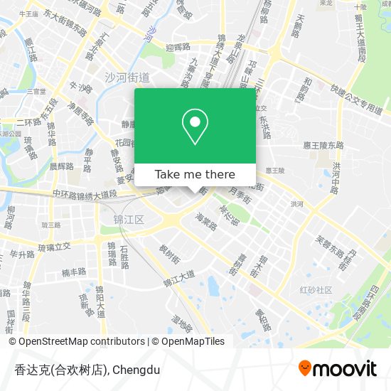 香达克(合欢树店) map