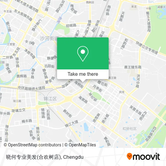 晓何专业美发(合欢树店) map