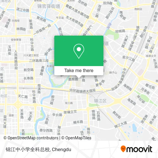 锦江中小学全科总校 map