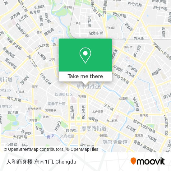 人和商务楼-东南1门 map