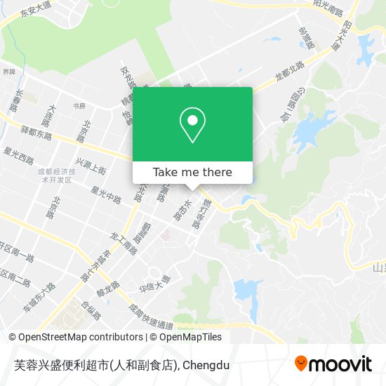 芙蓉兴盛便利超市(人和副食店) map
