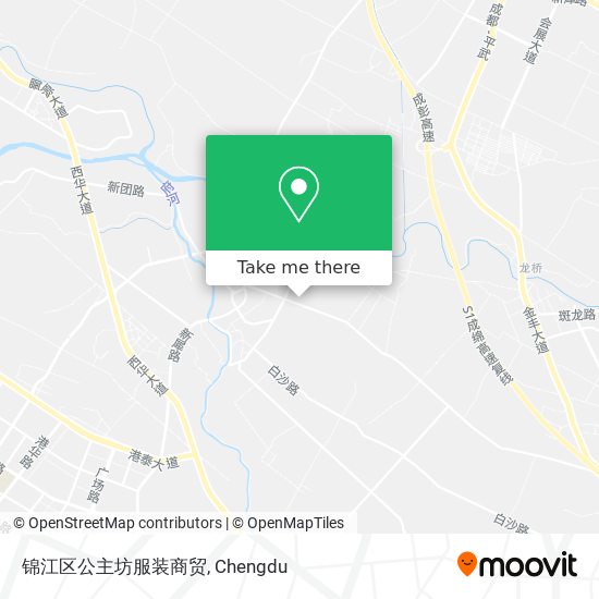 锦江区公主坊服装商贸 map