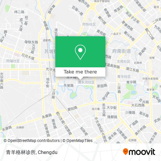 青羊格林诊所 map