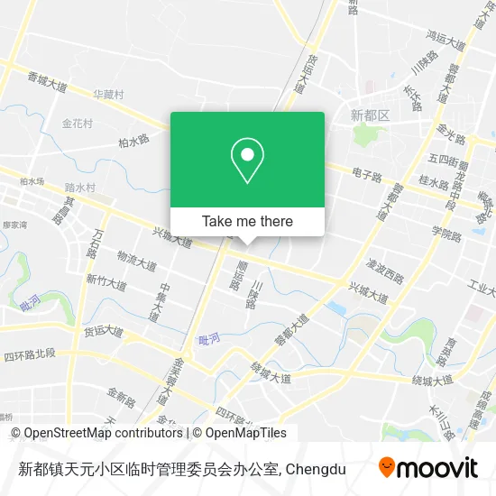 新都镇天元小区临时管理委员会办公室 map