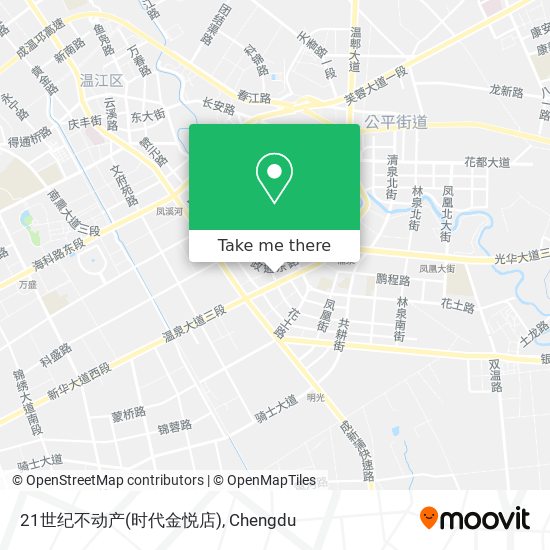 21世纪不动产(时代金悦店) map