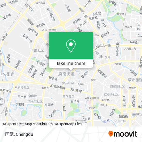国绣 map