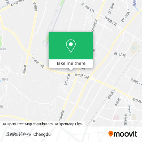 成都智邦科技 map
