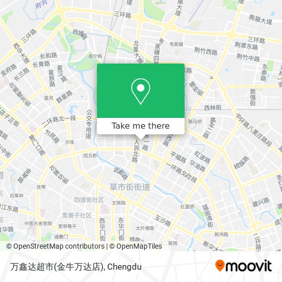 万鑫达超市(金牛万达店) map