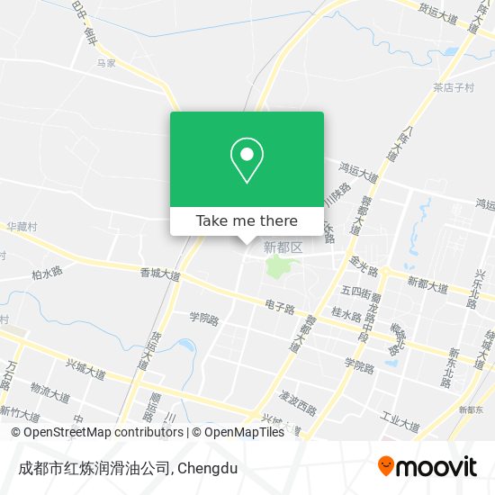 成都市红炼润滑油公司 map