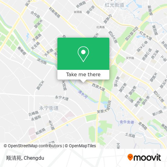顺清苑 map