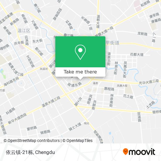 依云镇-21栋 map