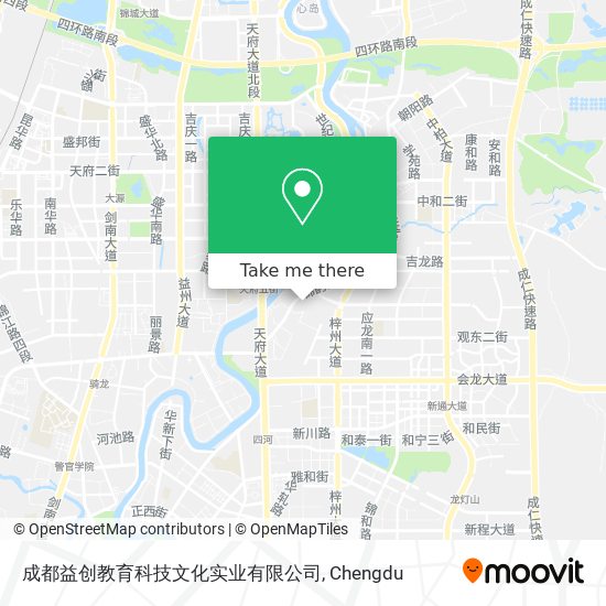 成都益创教育科技文化实业有限公司 map