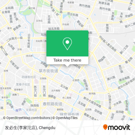 发必生(李家沱店) map