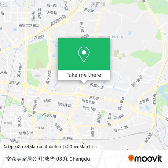 富森美家居公厕(成华-080) map