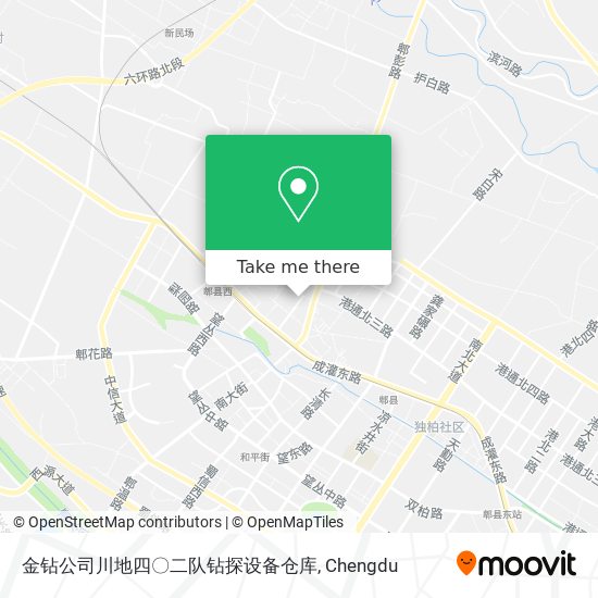 金钻公司川地四〇二队钻探设备仓库 map