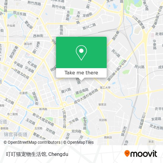 叮叮猫宠物生活馆 map