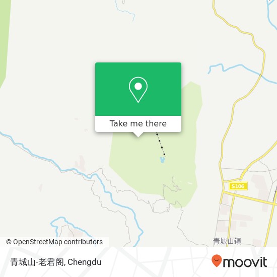 青城山-老君阁 map