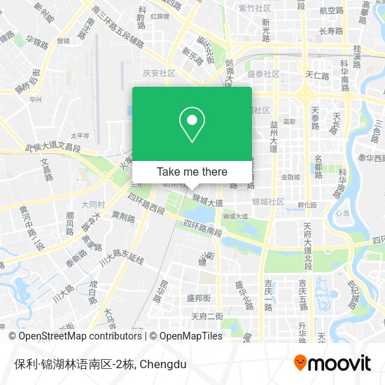 保利·锦湖林语南区-2栋 map