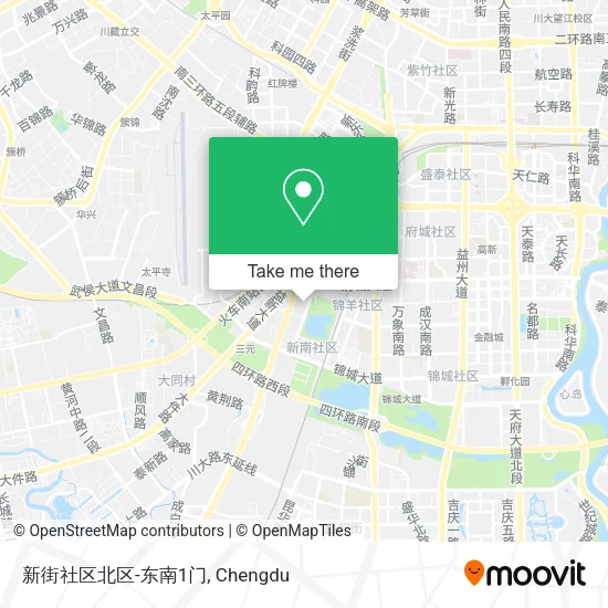 新街社区北区-东南1门 map
