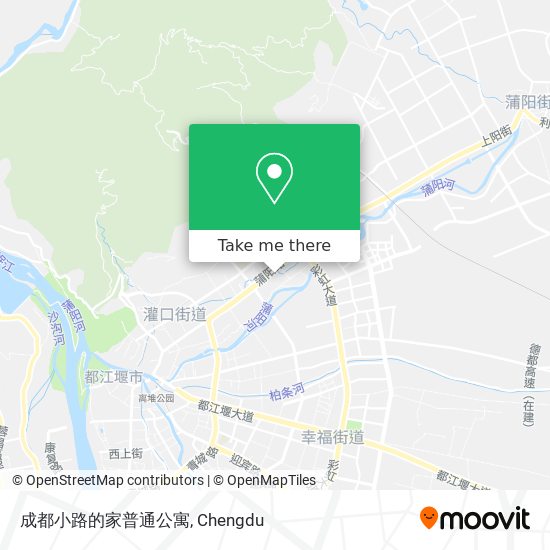 成都小路的家普通公寓 map