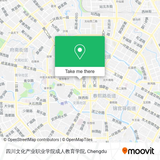 四川文化产业职业学院成人教育学院 map