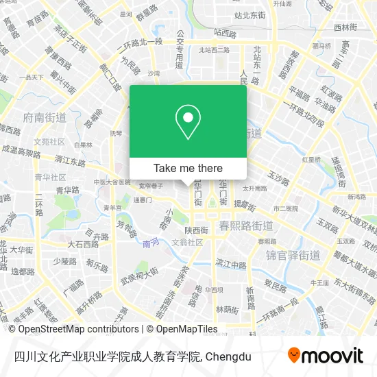 四川文化产业职业学院成人教育学院 map
