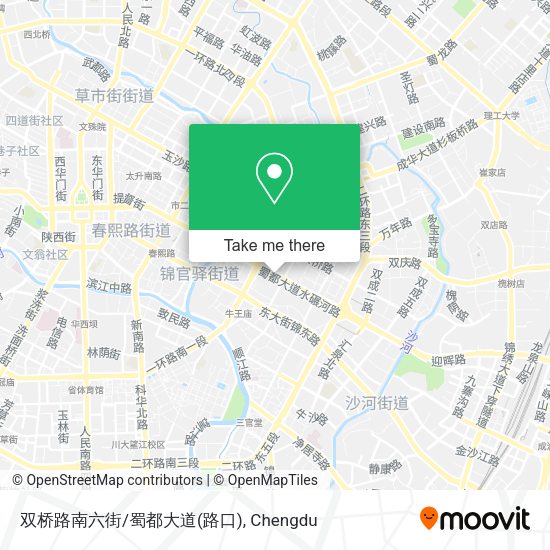 双桥路南六街/蜀都大道(路口) map