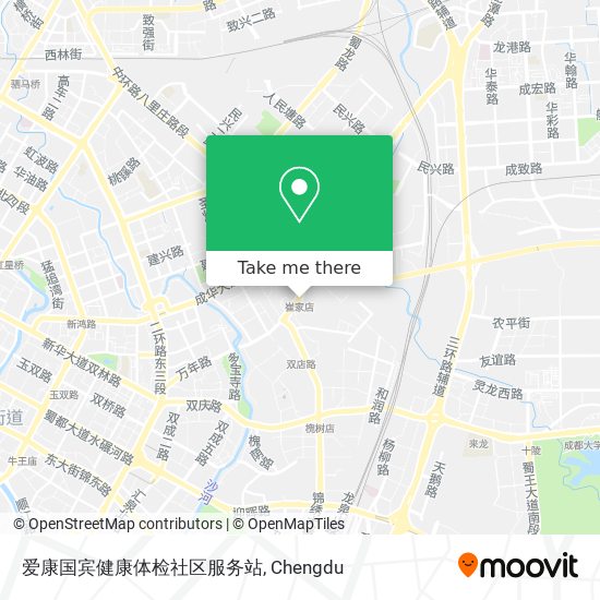 爱康国宾健康体检社区服务站 map
