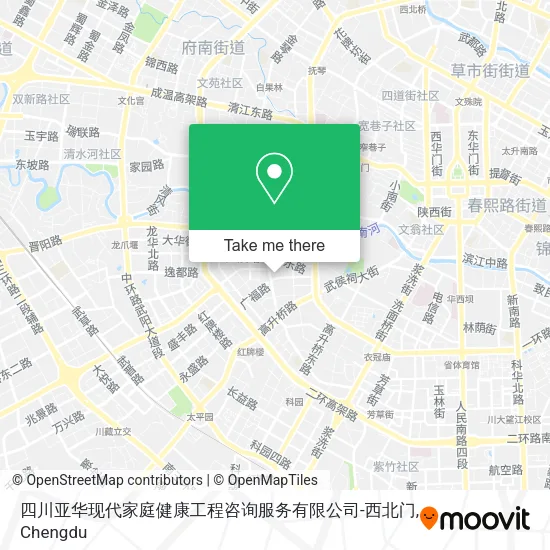 四川亚华现代家庭健康工程咨询服务有限公司-西北门 map