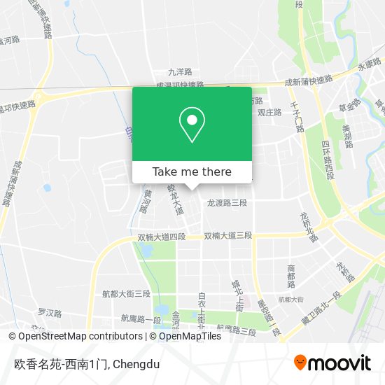 欧香名苑-西南1门 map