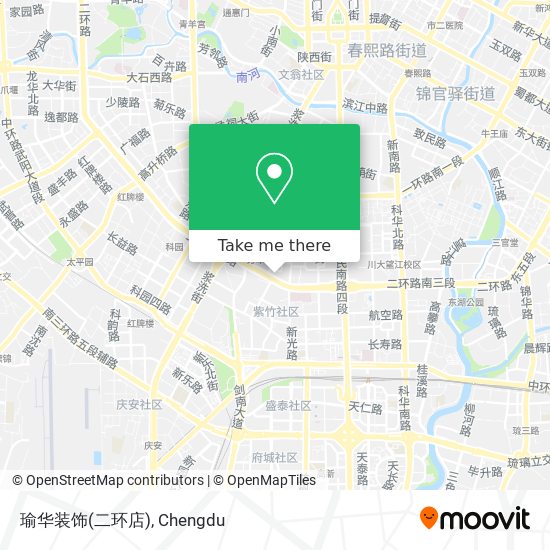瑜华装饰(二环店) map