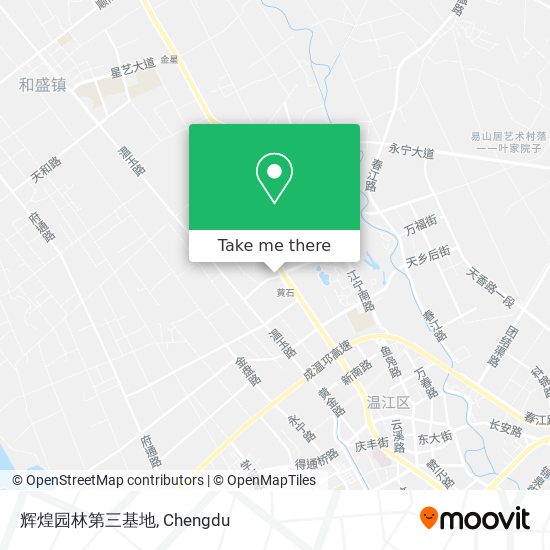 辉煌园林第三基地 map