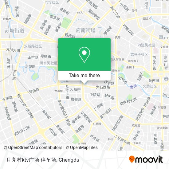 月亮村ktv广场-停车场 map