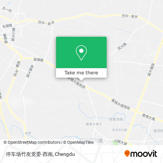 停车场竹友党委-西南 map