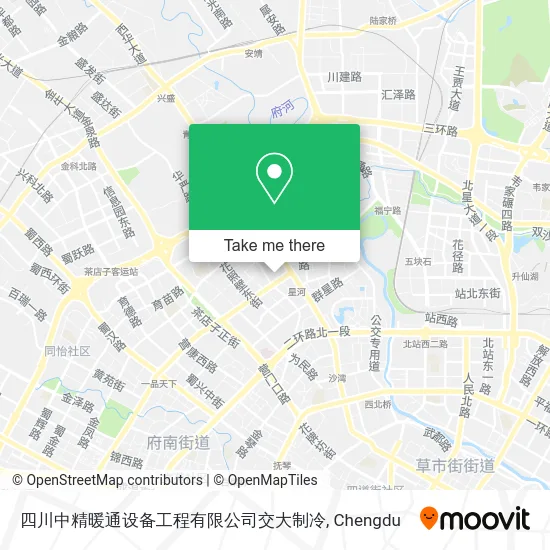 四川中精暖通设备工程有限公司交大制冷 map
