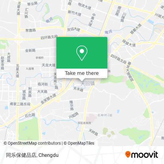 同乐保健品店 map