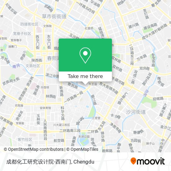 成都化工研究设计院-西南门 map