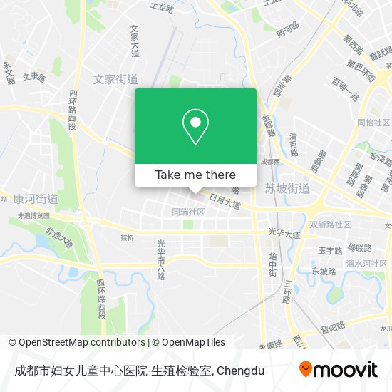成都市妇女儿童中心医院-生殖检验室 map